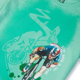 Gini and Jony Boys Graphic Printed Cotton T-shirt image 4