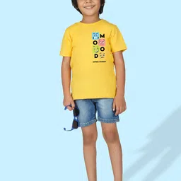 NUSYL Boys Graphic Printed Round Neck Cotton T-shirt image 4