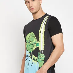 Wear Your Mind Hulk Superhero Yoda Graphic Printed T-Shirt image 4