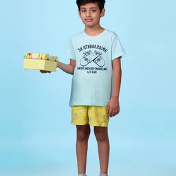 NUSYL Boys Typography Printed Regular Fit T-shirt image 3