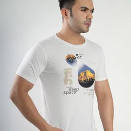 Polo Plus Men Printed Bio Finish Applique T-shirt image 4