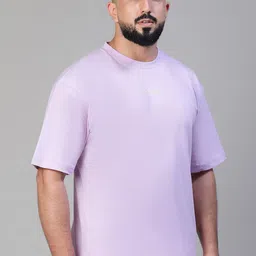 ATHLISIS Typography Printed Bio Finish Oversized Cotton T-shirt image 4