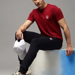 ONN Round Neck Short Sleeves Durable Pure Cotton T-shirt image 5