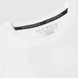 max Boys Varsity Printed Round Neck T-shirt image 4