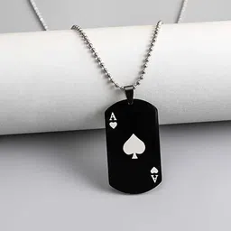 Bling Queen Adults Unisex Square Pendants with Chains-picture-58