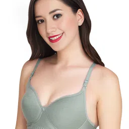 Liigne Women Pack of 2 Full Coverage Non Padded Cotton Bra image 2