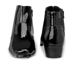 Bxxy Men Heel Height Increasing Casual Party Wear Zip boot On Cuban Sole image 4