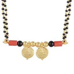 Missmister Women Gold-Plated Brass Mangalsutra image 2