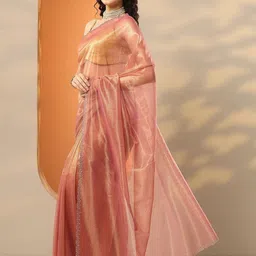 Libas Embellished Zari Saree-picture-16