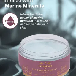 Freshluxe Sea Radiant Hydrating Face Gel With Almond Oil & Pomegranate Seed Oil - 50 g image 3
