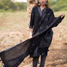Chidiyaa Ethnic Motifs Printed Block Print Dupatta image 5