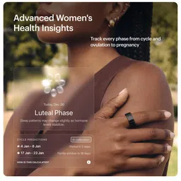 ULTRAHUMAN Unisex AIR Sleep and Fitness Tracker Smart Ring- (Size 11) image 5