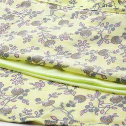 The Roadster Lifestyle Co Floral Printed Off-Shoulder Smoked Midi Dress image 2