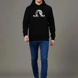 Moda Rapido Men Printed Hooded Sweatshirt image 2