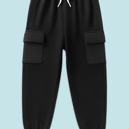 YK Boys Pack Of 3 Pure Cotton Mid Rise Cargo Joggers image 5