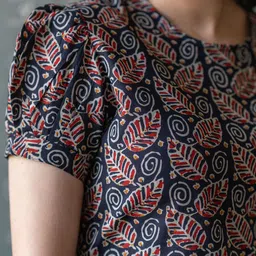 SHRIZA Ethnic Motifs Printed A-Line Dress image 2