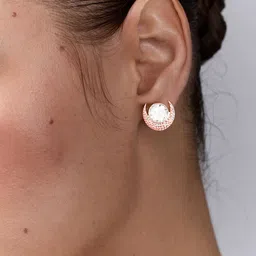 AIKA BY MINUTIAE Crescent Shaped Studs Earrings-image-77