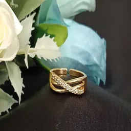 NIPSTec Stone-Studded Adjustable Finger Ring image 2