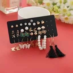 DressBerry Geometric Studs Earrings-picture-16