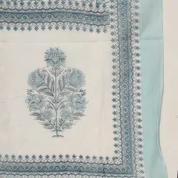 Shangri LA MS Designs Ethnic Motifs Pure Cotton Pleated Kurta with Palazzos & Dupatta image 4