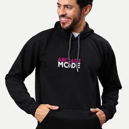 Mad Over Print Graphic Printed Hooded Fleece Pullover Sweatshirt image 4
