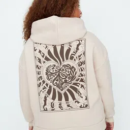Trendyol Women Hooded Pullover Sweatshirt image 4
