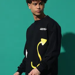 GRIFFEL Men Printed Sweatshirt image 2