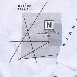 BAESD Kids Typography Printed Fleece Pullover Sweatshirt image 4