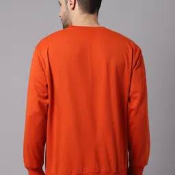 mack jonney VIMAL JONNEY Men Pack of 2 Maroon & Orange Sweatshirt image 2