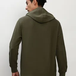 SHOWOFF Typography Printed Hooded Cotton Sweatshirt image 5