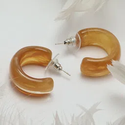 Maansh Contemporary Hoop Earrings-image-4