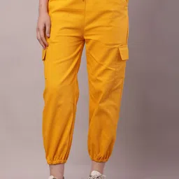 Sellingsea Women Regular Fit Cotton Cargos Trousers-picture-20