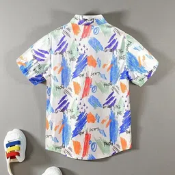 RAVYA TRENDZ Boys Classic Printed Casual Shirt image 4