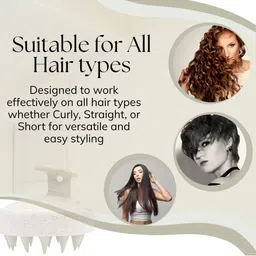 Zeyu Scalp Massager Soft Silicone Bristles Brush image 3