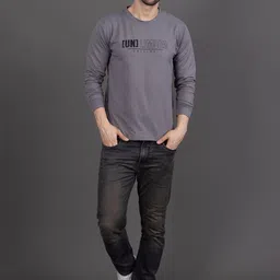 GRACIT Men Typography Printed T-shirt image 4