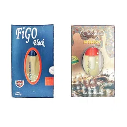 RAVIOUR LIFESTYLE Set Of 2 Chocolate Musk & Figo Black Roll On Attar - 8 ml Each-picture-18