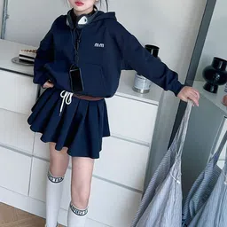 LULU & SKY Girls Printed T-shirt with Skirt image 4