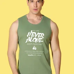 WOOSTRO Pack of 2 Printed Combed Cotton Innerwear Vests with Intelliease Technology image 3