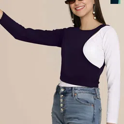 Mast & Harbour Women Pack Of 2 Colourblocked Top-picture-27