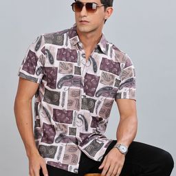 BULLMER Men Standard Opaque Printed Casual Shirt-picture-40