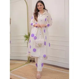 LERIYA FASHION Printed Shirt Collar Tunic & Trousers Co-Ords-picture-22
