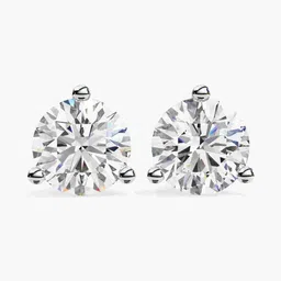 VALANOVA 18Kt White Gold 2 Carat Lab Grown Diamond Studded Studs - 1.50 g-picture-27