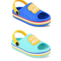 Smartots Kids Pack Of 2 Typographic Croslite Clogs image 2