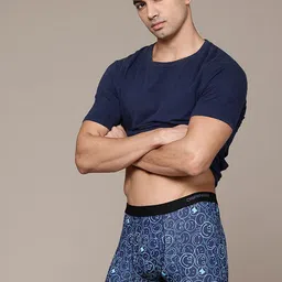 DISPENSER Pack Of 2 Printed Mid Rise Breathable Trunks - PACK OF 2-MAS-C11-S image 5