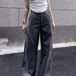 KPOP Women Easy Wash Trousers image 4