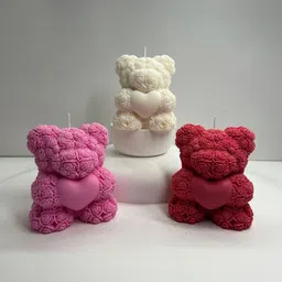 Dainty Little Shop White & Pink 2 pieces Core Candle image 2