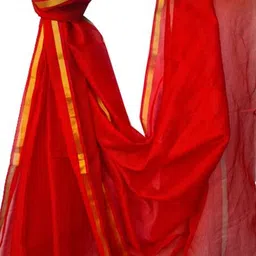 molcha by babita singh  Organza Dupatta with Tassels image 4