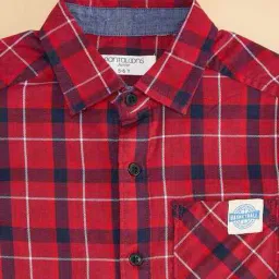 pantaloons junior Boys Checks Regular Fit Shirt image 4