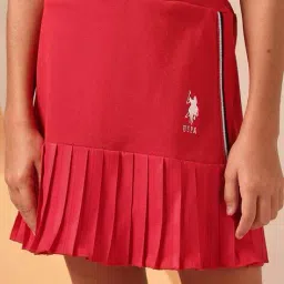 u.s. polo assn. Girls Cotton A-Line Skirt image 4