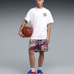 puma Men Regular Fit Mid Rise Shorts image 4